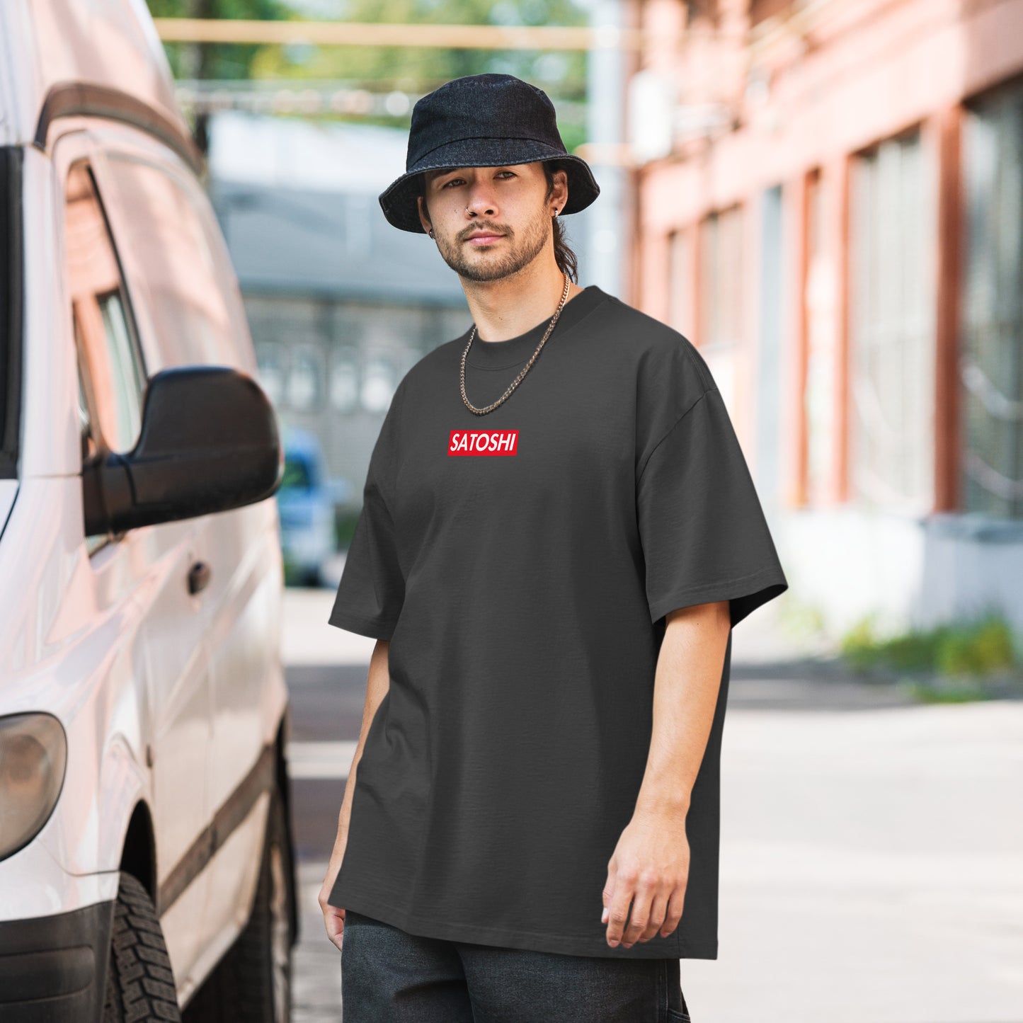 Satoshi Supreme - Oversized Faded Tee