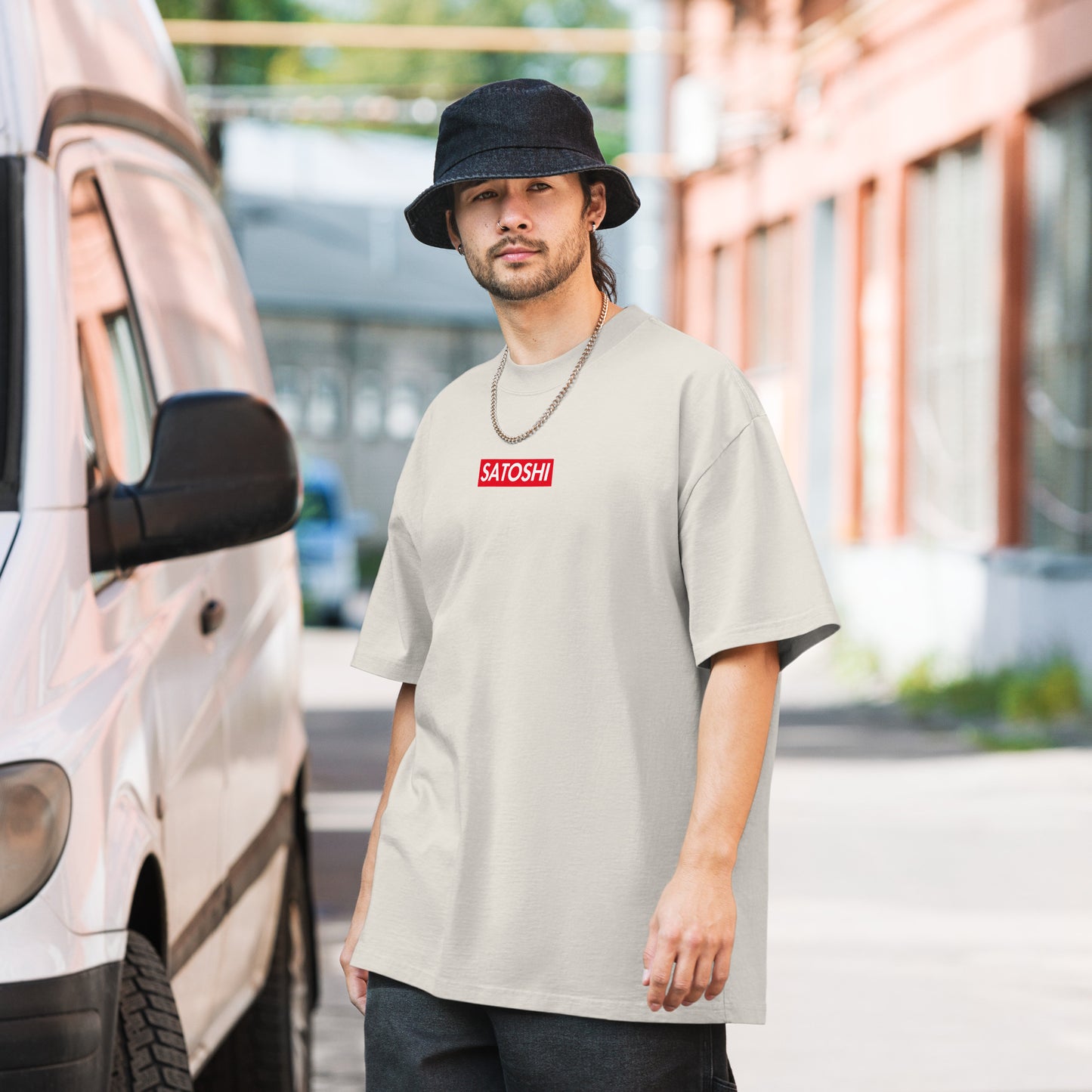 Satoshi Supreme - Oversized Faded Tee