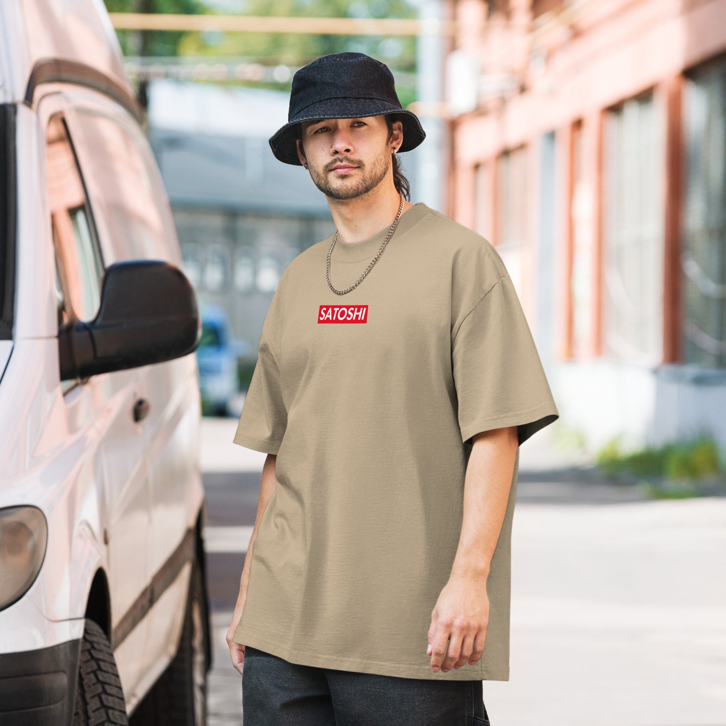 Satoshi Supreme - Oversized Faded Tee