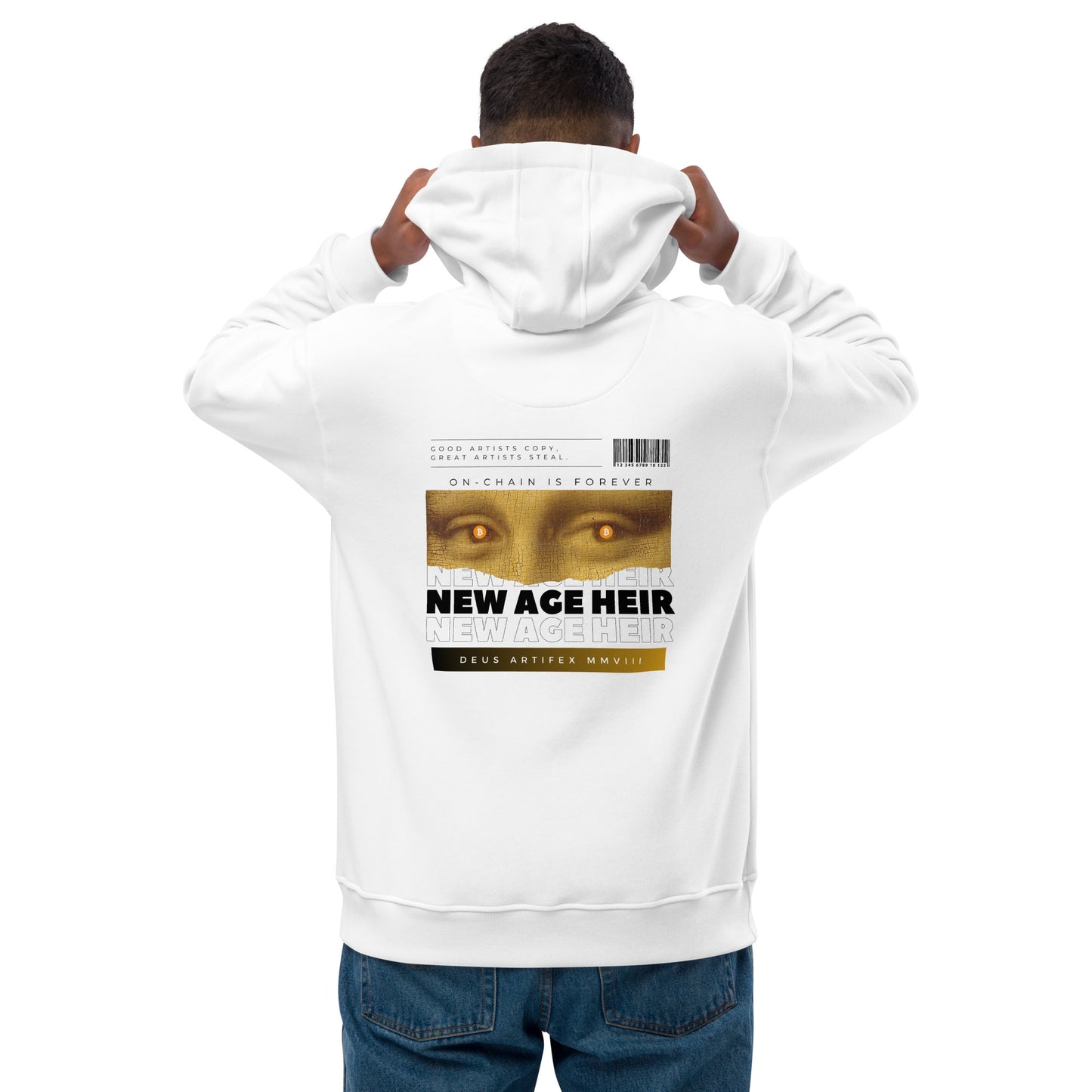 NEW AGE HEIR - Moonlit White Hoodie