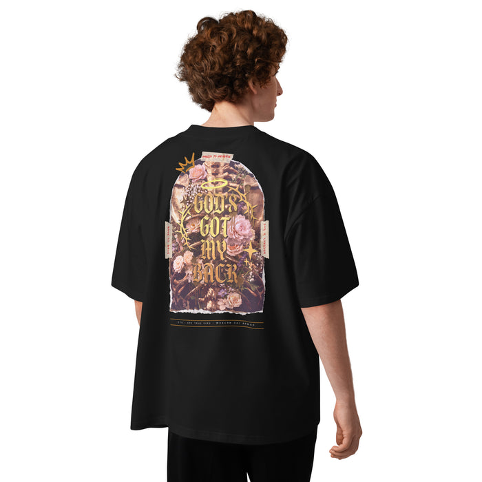 "GOD'S GOT MY BACK" | Goliath-Sized Cotton Tee Shirt