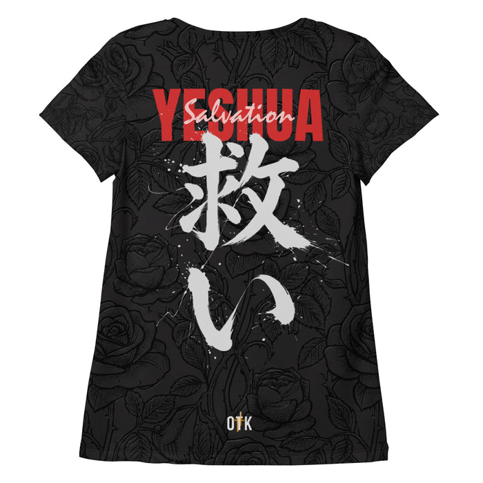 Women's Dri-Fit Tee Shirt | Roses of Yeshua Edition