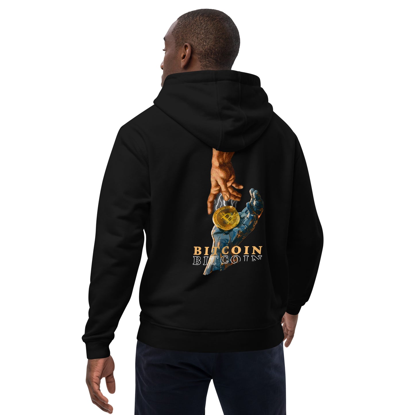 THE GIFT OF SATOSHI - Runestone Black Hoodie