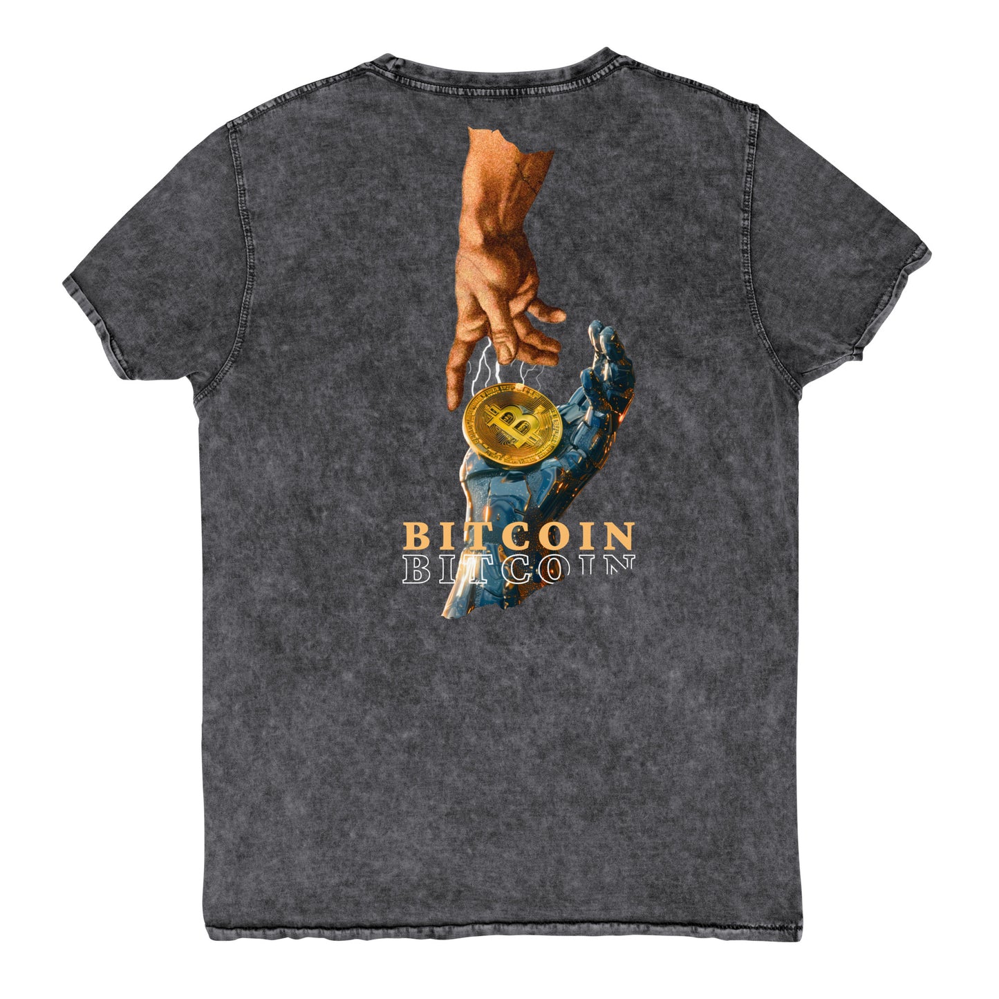 THE GIFT OF SATOSHI - Charcoal Denim Tee