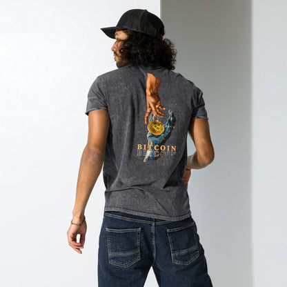 THE GIFT OF SATOSHI - Charcoal Denim Tee